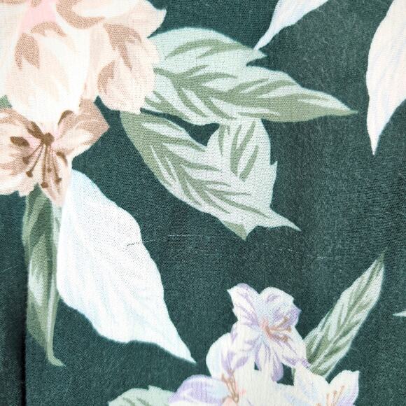 Show Me Your Mumu Green Floral Jamie Tunic Blouse Mini Dress Dress -Size S -GUC - Picture 8 of 12